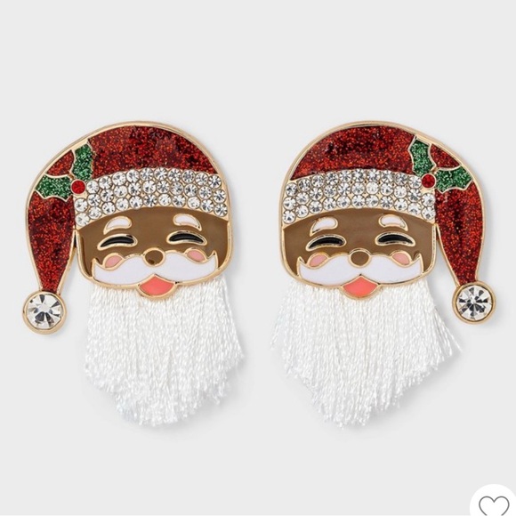 SUGARFIX by BaubleBar Santa Baby Statement Earrings - Picture 1 of 7